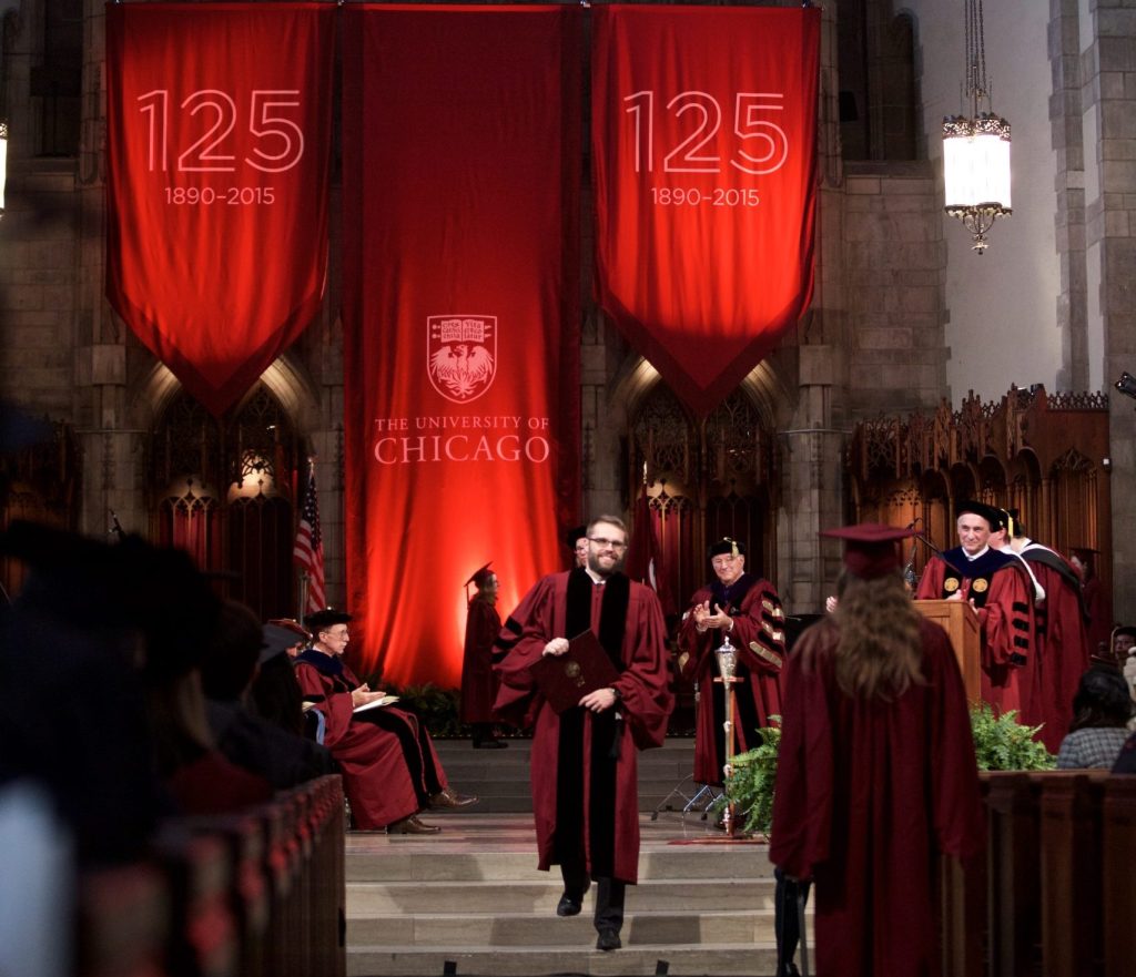 Andrew DeCort graduates from the University of Chicago