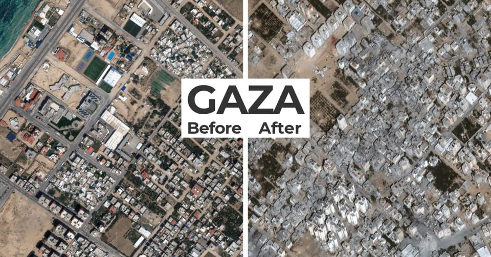Gaza Before and After